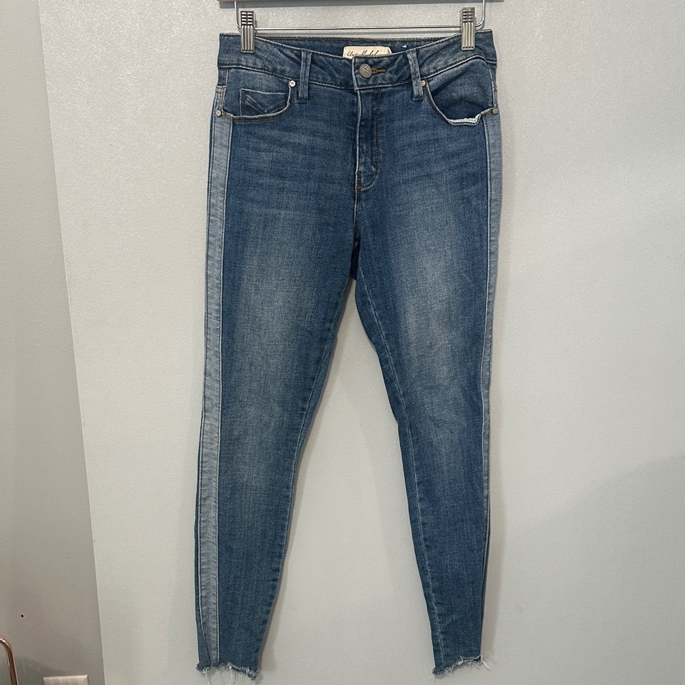 Unpublished Two-Tone High Rise Skinny Jeans - Picture 2 of 4
